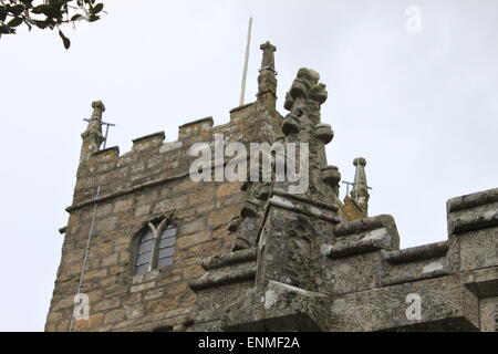 Madron-Kirche in penwith West cornwall Stockfoto