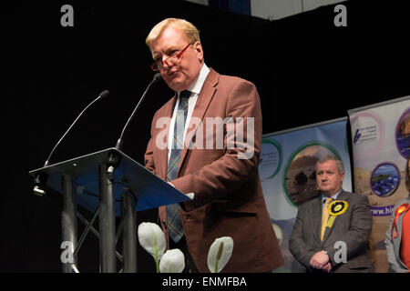 Allgemeine Wahl in Dingwall, Scottish Highlands Stockfoto