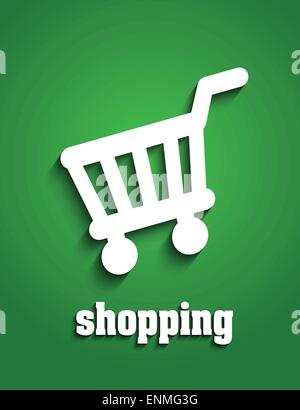 Warenkorb Stock Vektor