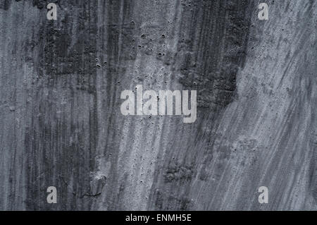 Hintergrund gemacht der eine Nahaufnahme von einer grauen getragen verputzte Wand Stockfoto