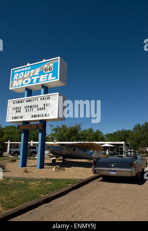 Route 66 Motel Tucumcari, New Mexico USA Stockfoto