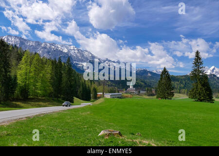 Schloss und Hotel Elmau ist der Ort für die G7-Treffen am 7. und 8. Juni 2015 in Bayern, Deutschland Stockfoto