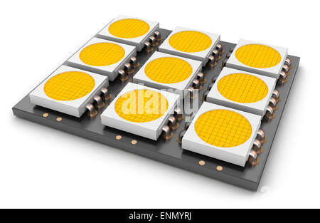 LED-Panel, close-up Stockfoto