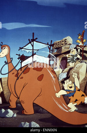 Familie Feuerstein, USA 1960, auch bekannt als: The Flintstones, TV-Serie, Fernsehserie, Zeichentrick, Zeichentrickfilm, Zeichentrickserie, R Stockfoto