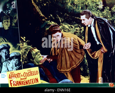 Abbott und Costello Treffen Frankenstein, USA 1948, auch bekannt als: Abbott und Costello Treffen Frankenstein, Regie: Charles Barton, Monia: Stockfoto