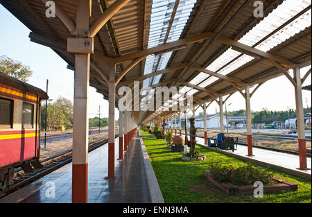 Bahnhof in Chiang Mai im Norden Thailands Stockfoto