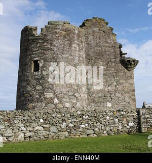 Muness castle unst Shetland Schottland juni 2014 Stockfoto