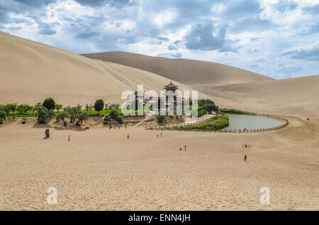 Crescent Lake, Dunhuang, Gansu-Provinz, China Stockfoto