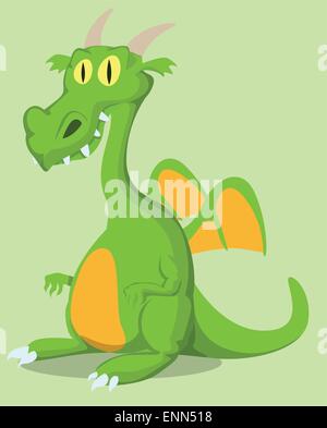 Cartoon-Dragon Stock Vektor