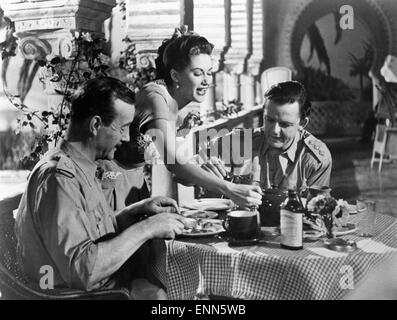 Hotel Sahara, Großbritannien 1951, Regie: Ken Annakin, Monia: Yvonne De Carlo, David Tomlinson, Roland Culver Stockfoto
