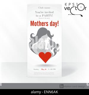 Glücklich Muttertag. Stock Vektor