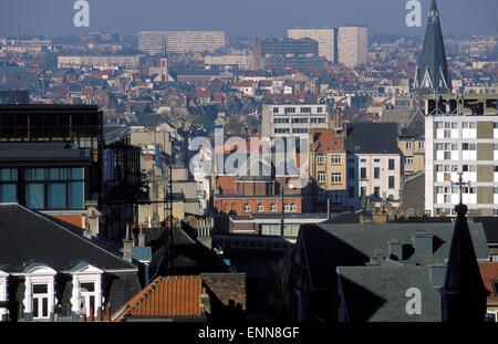 BEL, Belgien, Brüssel, Blick von der Place Polaert zum Bezirk Marollen.  BEL, Belgien, Bruessel, Blick Vom Place Polaert eine Stockfoto