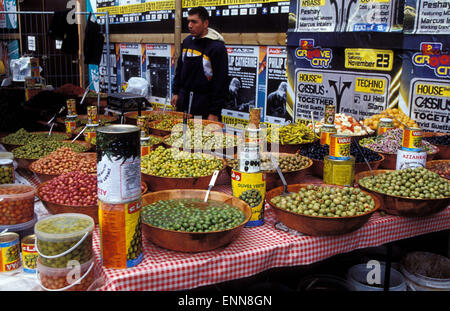 BEL, Belgien, Brüssel, Markt am Gare du Midi.  BEL, Belgien, Bruessel, Markt bin Gare du Midi. Stockfoto