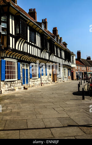 College Street in York früher Vikare Lane Stockfoto