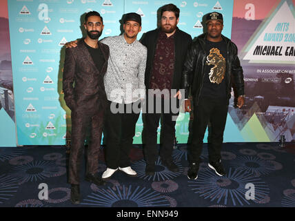 Prominente besuchen die Musik Industrie Trust Awards zugunsten von Wohltätigkeitsorganisationen Nordoff Robbins und die BRIT Trust im Grosvenor House Hotel in London - Ankünfte Featuring: Rudimental, Amir Amor, Kesi Dryden, DJ Schlosser, Piers Agget wo: London, Vereinigtes Königreich bei: 3. November 2014 Stockfoto