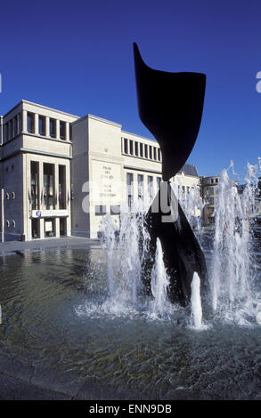 BEL, Belgien, Brüssel, Brunnen vor dem Palais des Congres.  BEL, Belgien, Bruessel, Brunnen Vor Dem Palais des Congres Stockfoto