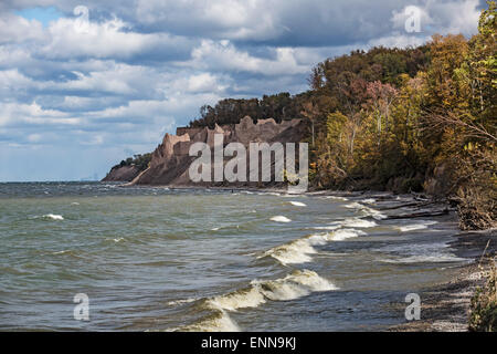 Chimney Bluffs State Park Stockfoto