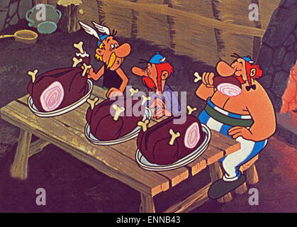 Asterix der Gallier, Asterix le Gaulois, Frankreich 1967, Regie: Ray Goossens, Asterix, Obelix, Gaius Bonus Stockfoto