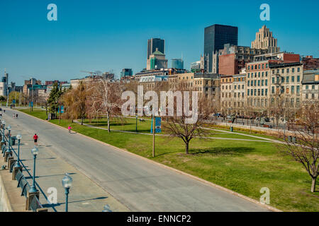 Alten Hafen von Montreal, Quebec, Kanada Stockfoto