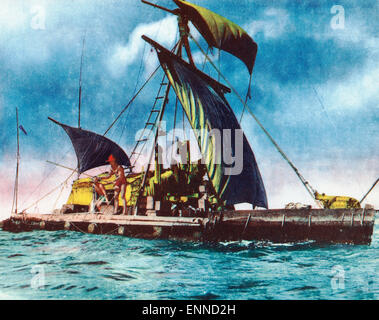 Kon-Tiki, Norwegen/Schweden 1950, Regie: Thor Heyerdahl Stockfoto