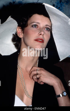 Sterben, Niederländische Schauspielerin Und Model Sylvia Kristel, ca. 1980er Jahre. Stockfoto