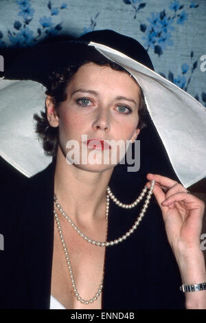 Sterben, Niederländische Schauspielerin Und Model Sylvia Kristel, ca. 1980er Jahre. Stockfoto