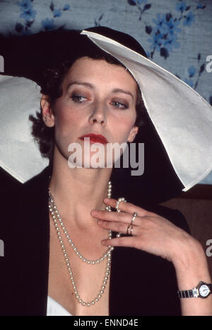 Sterben, Niederländische Schauspielerin Und Model Sylvia Kristel, ca. 1980er Jahre. Stockfoto