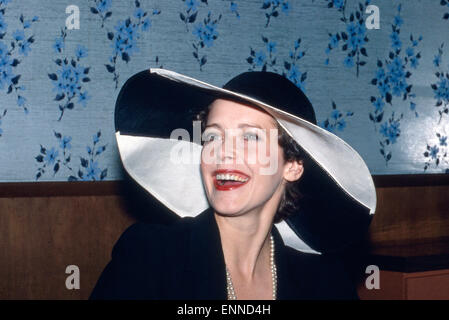 Sterben, Niederländische Schauspielerin Und Model Sylvia Kristel, ca. 1980er Jahre. Stockfoto