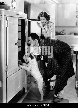 Der dünne Mann, USA 1934, auch bekannt als: The Thin Man, Regie: W.S. Van Dyke, Monia: William Powell, Myrna Loy, Asta Stockfoto