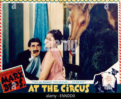 Im Zirkus, USA 1939, aka: sterben Marx Brothers Im Zirkus, Regie: Edward Buzzell, Monia: Groucho Marx, Margaret Dumont Stockfoto