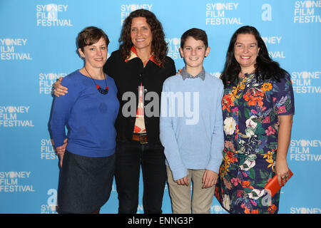 Sydney, Australien. 6. Mai 2015. Start des 62. Sydney Film Festival, im Bild: "Weiten offenen Himmel" Cast und Crew. Stockfoto