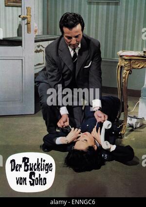 Der Bucklige von Soho, Deutschland 1966, Regie: Alfred Vohrer, Monia: Pinkas Braun, Monika Peitsch Stockfoto