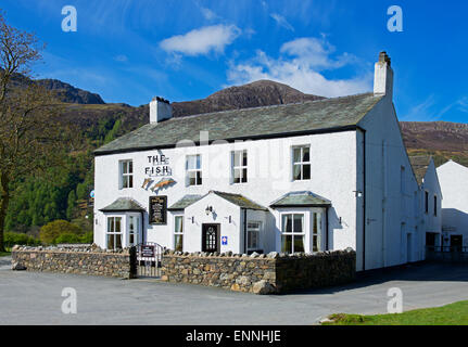 Fish Inn, Buttermere Dorf, Nationalpark Lake District, Cumbria, England UK Stockfoto