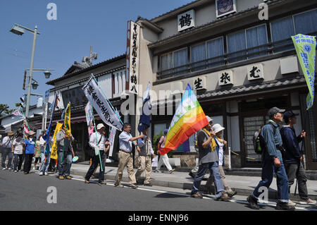 Kamakura, Japan: Friedensmarsch Stockfoto