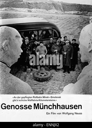 Genosse Münchhausen, Deutschland 1962, Regie: Wolfgang Neuss, Monia: Wolfgang Neuss Stockfoto