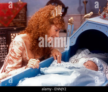 Rumpelstilzchen, USA 1985, aka: Rumpelstilzchen, Regie: David Irving, Monia: Amy Irving, Baby Stockfoto