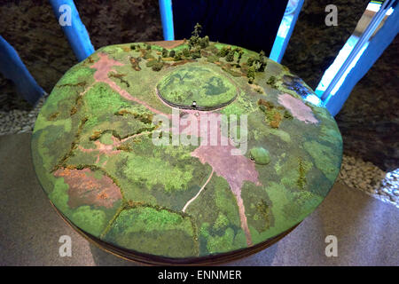 Newgrange befindet sich nahe dem Dorf Donore, County Meath, Irland Stockfoto