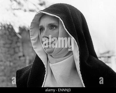 Die Nonne Geschichte, aka Geschichte Einer Henny, USA, 59, Regie: Fred Zinnemann, Monia: Audrey Hepburn, Stockfoto