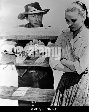 Die Unforgiven aka Raibu Mann Nicht entwirft, USA, 1960, Regie: John Huston, Monia: Burt Lancaster, Audrey Hepburn Stockfoto