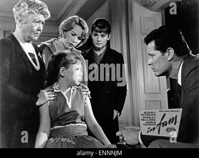 Infam, aka Infam, USA, 1961, Regie: William Wyler, Monia: Audrey Hepburn, James Garner, Karen Balkin, Shirley Stockfoto