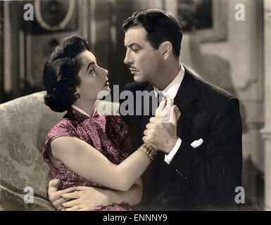 Verschwörer, aka Verschwörer, UK, 1949, Regie: Victor Saville, Monia: Robert Taylor, Elizabeth Taylor Stockfoto