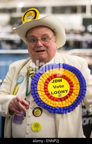 "Loben" Heulen hoffe stehen bei der Wahl gegen Boris Johnson in Uxbridge für das offizielle Monster raving Loony Party Stockfoto