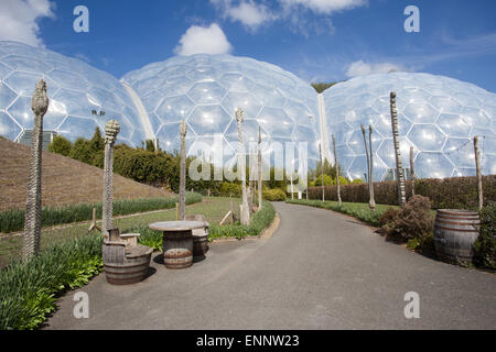 Das Eden Project Umweltschutz Nächstenliebe Park Stockfoto