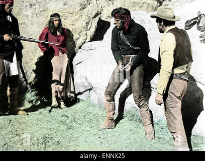 Apache, USA 1954, Regie: Robert Aldrich, Monia: Charles Buchinski / Bronson, Jean Peters, Burt Lancaster, John McIntire Stockfoto