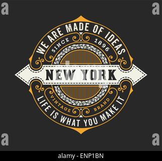 Vintage Logo Vorlage, Hotel, Restaurant, Geschäft oder Boutique Identität. Design mit Schnörkel-elegante Design-Elemente. Lizenzgebühren Stock Vektor