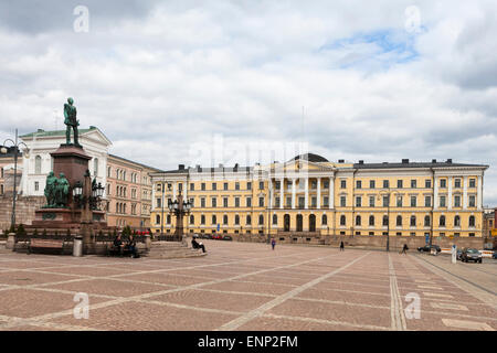 Helsinki Regierungspalast Stockfoto