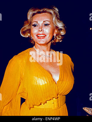 Sterben Sie Wirtschaftsministerium Amerikanisch Schauspielerin Zsa Zsa Gabor, ca. Anfang 1970er Jahre. Ungarische Schauspielerin Zsa Zsa Gabor, ca. Stockfoto