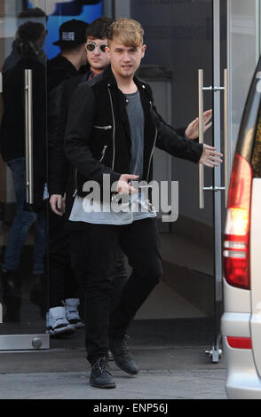 Rixton bei Capital FM-Studios London mit: Rixton wo: London, Vereinigtes Königreich bei: 4. November 2014 Stockfoto
