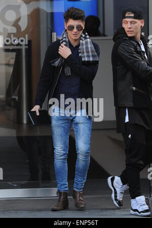 Rixton bei Capital FM-Studios London mit: Rixton wo: London, Vereinigtes Königreich bei: 4. November 2014 Stockfoto