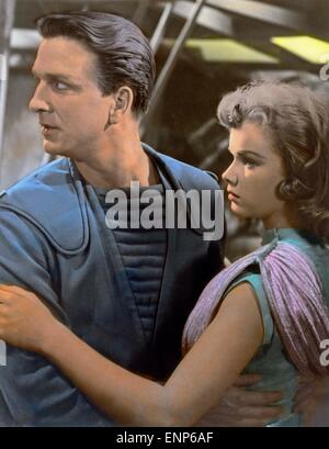 Planet, USA 1956, aka verboten: Alarm Im Weltall, Regie: Fred McLeod Wilcox, Monia: Anne Francis, Leslie Nielsen Stockfoto
